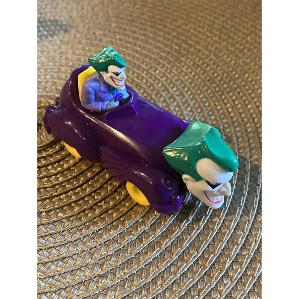 1993 McDonalds Purple Joker Car Vintage Batman Dc Comics